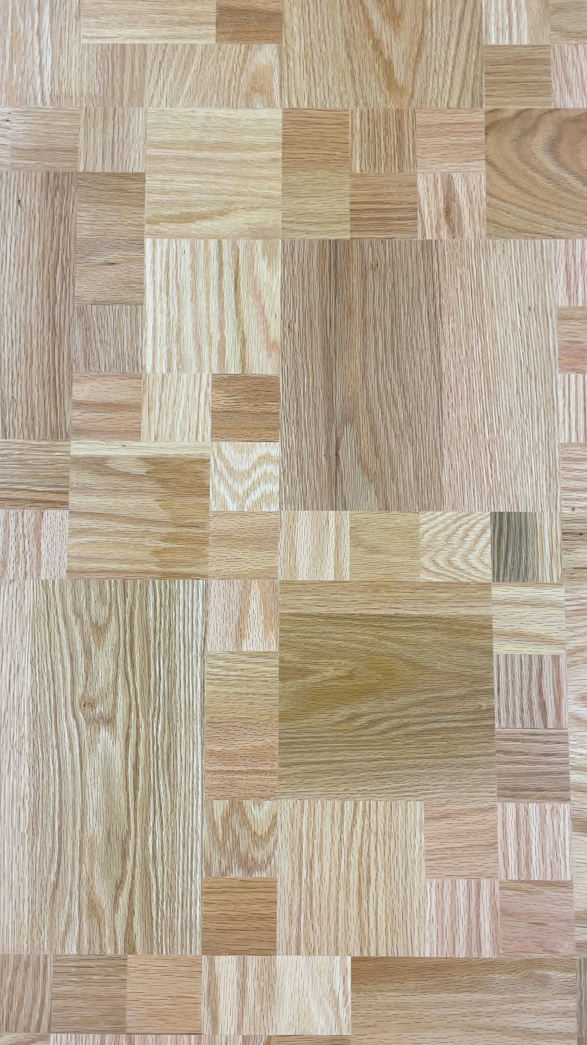 Custom solid American Oak dining table – Here’s a special piece straight from our workshop — a custom solid American Oak dining table, handcrafted using leftover timber from a staircase project. Each small block of American Oak was carefully selected, aligned, and glued by hand to create this stunning patchwork-style tabletop. The rich, natural grain patterns give every inch of the surface a unique character, making this more than just a table — it’s a conversation starter and a statement of craftsmanship. Not only does it showcase the beauty and durability of American Oak, but it also reflects our commitment to sustainable practices — turning what would have been waste into something timeless.